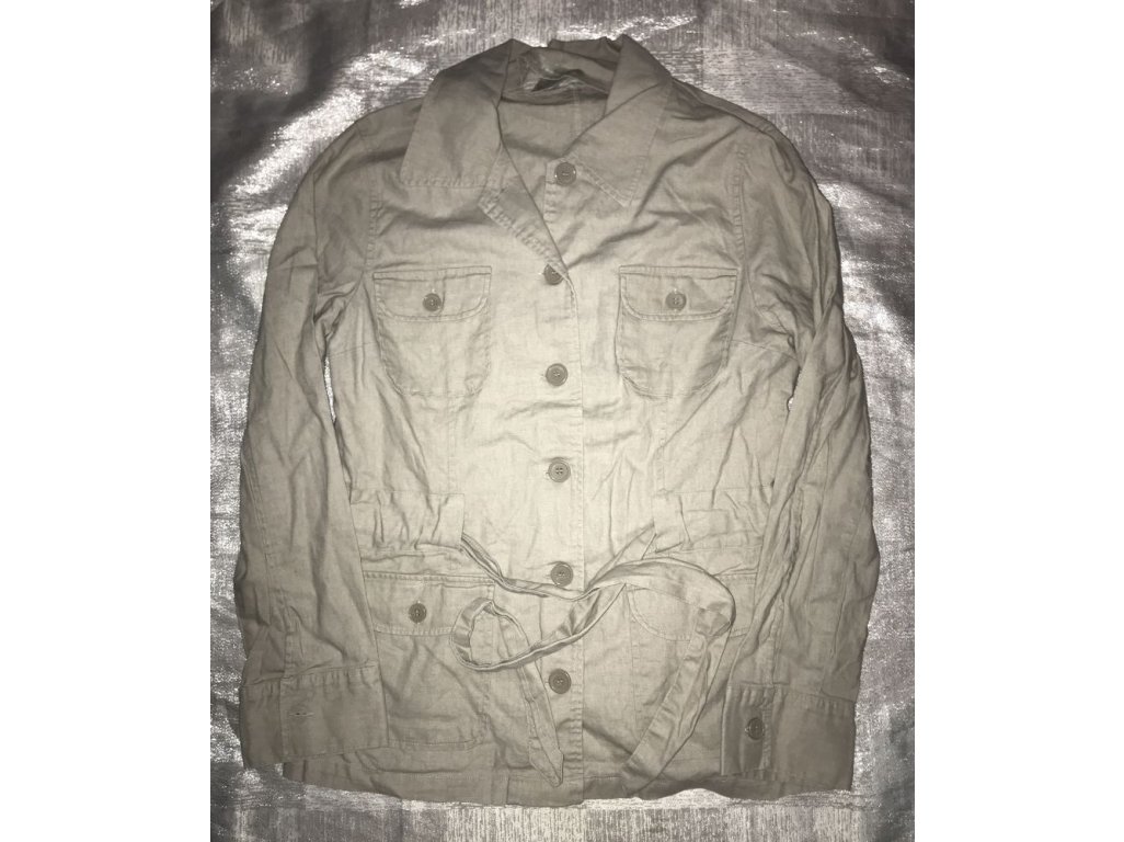 Dámský lněný kabátek  vel. 38
