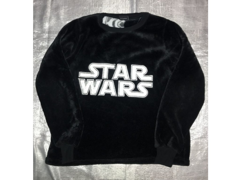 Chlupatá mikina Starwars  vel. 146