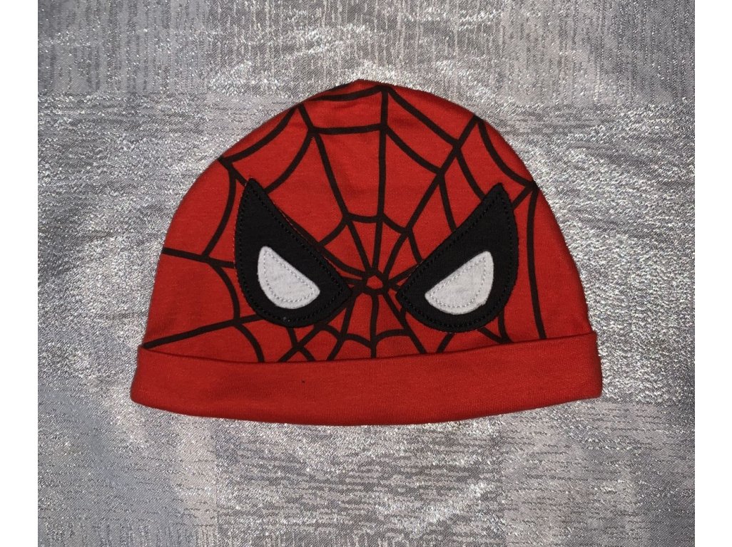 Bavlněná čepička Spiderman vel. 68