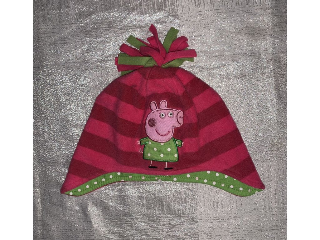 Fleecová čepice Peppa pig vel.68