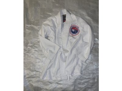 oblek taekwondo vel. 6-7 let