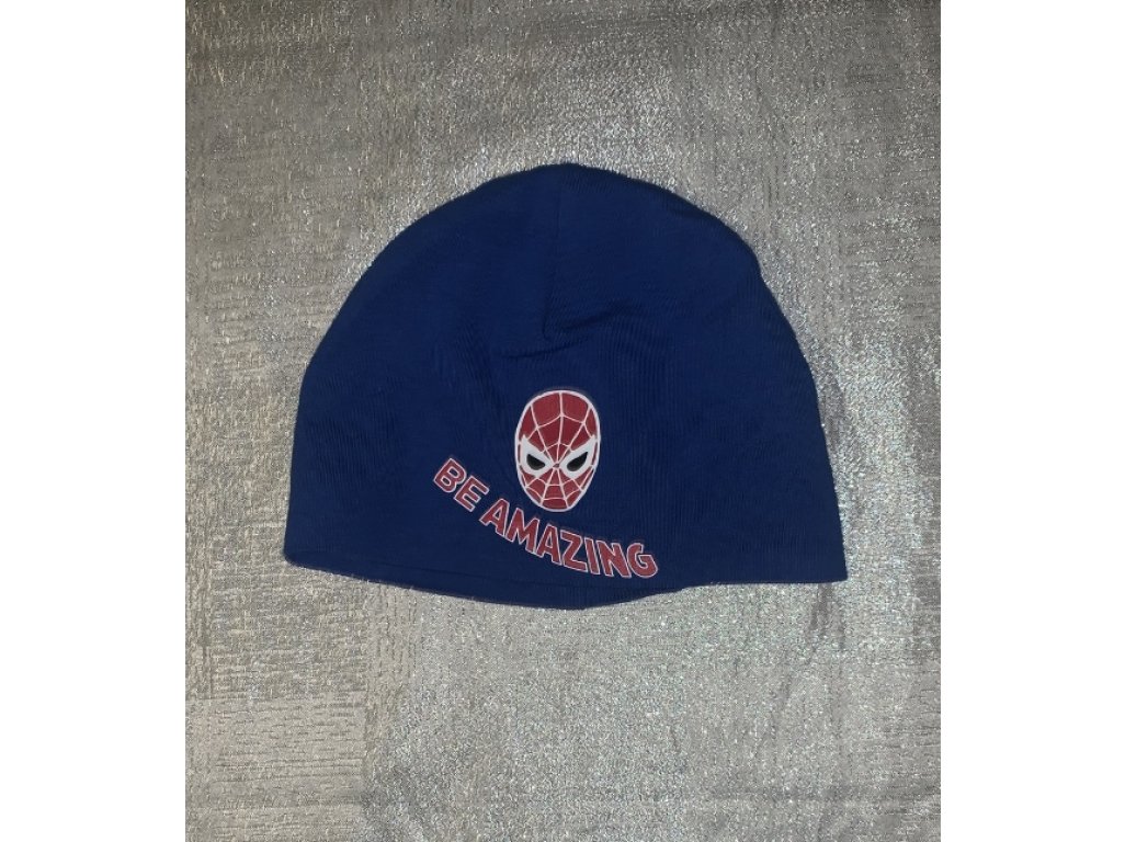 Bavlněná čepice Spiderman 3-4 roky