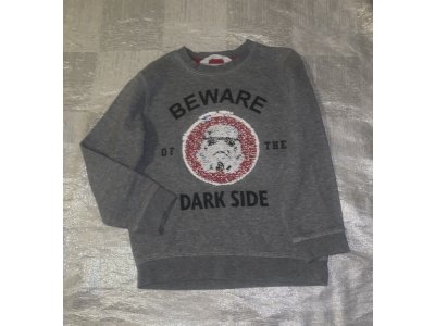 Mikina s flitry Starwars vel. 110