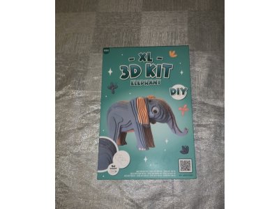 3D slon vyrábění Nové 31x21 cm