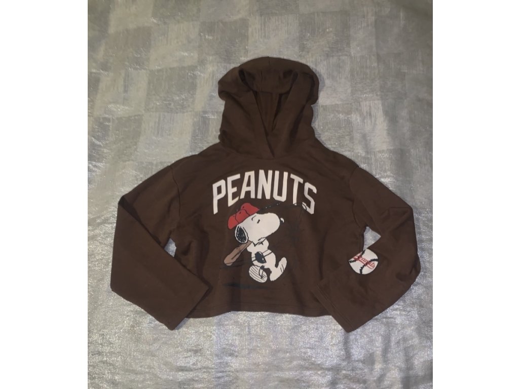 Kratší mikina Snoopy vel. 134