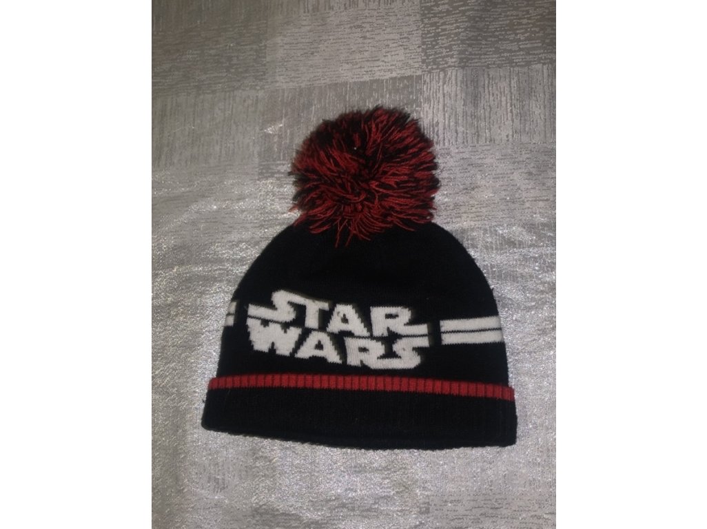 Zimní čepice Starwars vel. 3-5 let