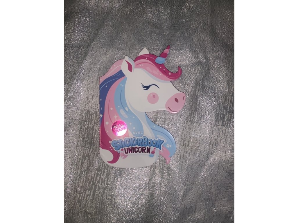 Sešitek se samolepkami Unicorn Nový