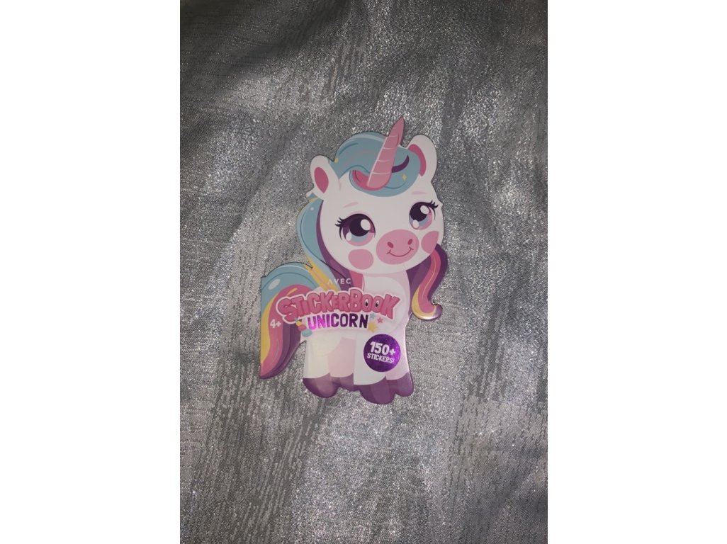 Sešitek se samolepkami Unicorn Nový