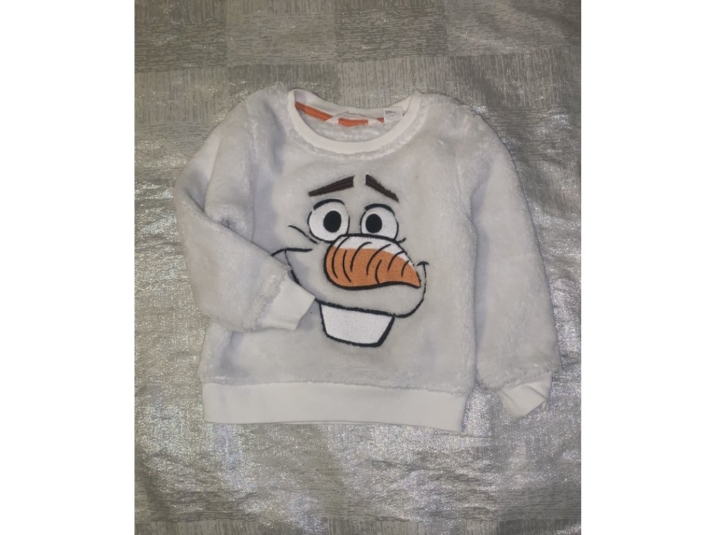 Chlupatá mikina Frozen vel. 92
