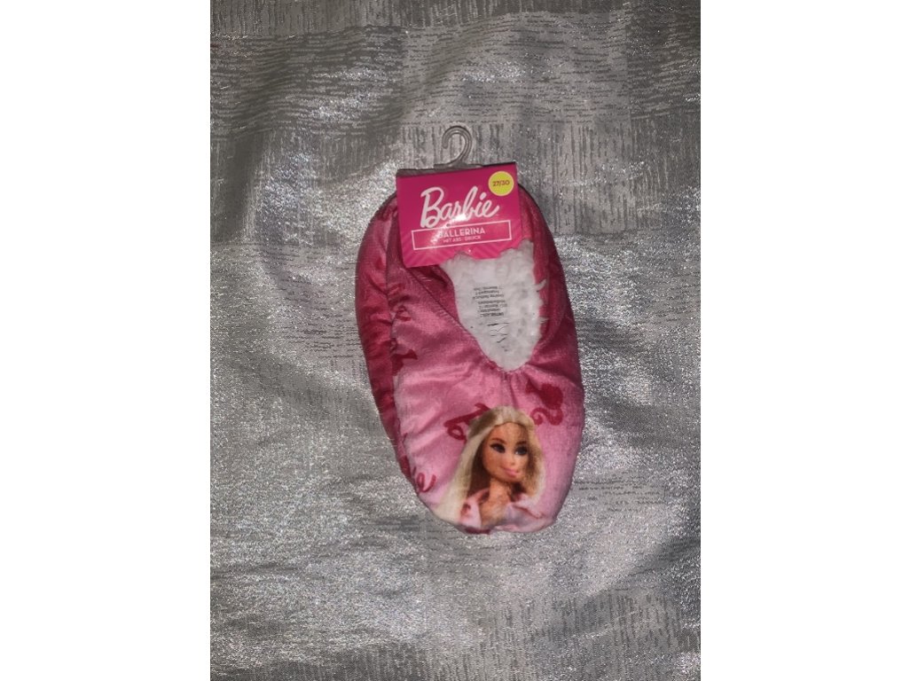 Měkké bačkory Barbie Nové vel. 27-30
