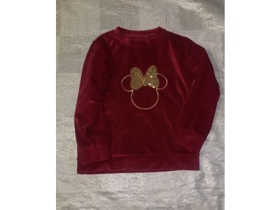 Semišová mikina Disney vel. 116