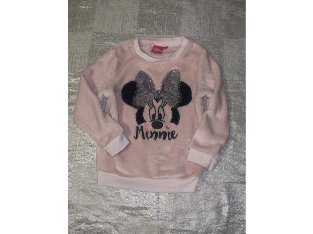 Chlupatá mikina Disney vel. 104