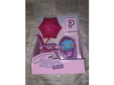 Krěslo pro barbie s doplňky a překvapením Nové