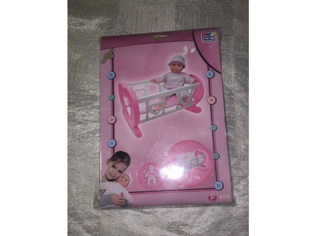Postýlka Nová pro panenku 30 cm