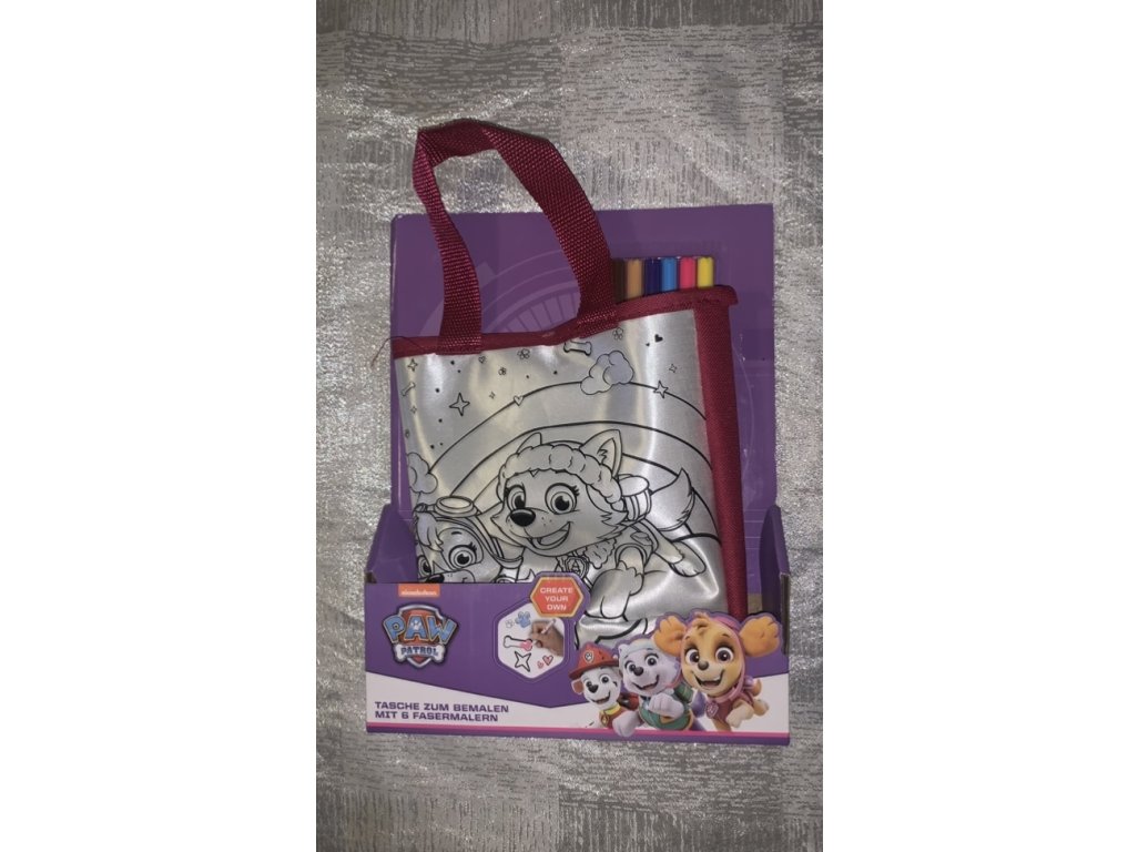 Taška na vybarvení Tlapková Patrola Nová