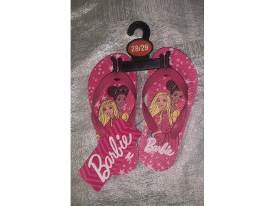 Žabky Barbie Nové vel.28/29