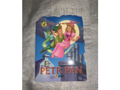 Slabá menši knížka Petr Pan Nová