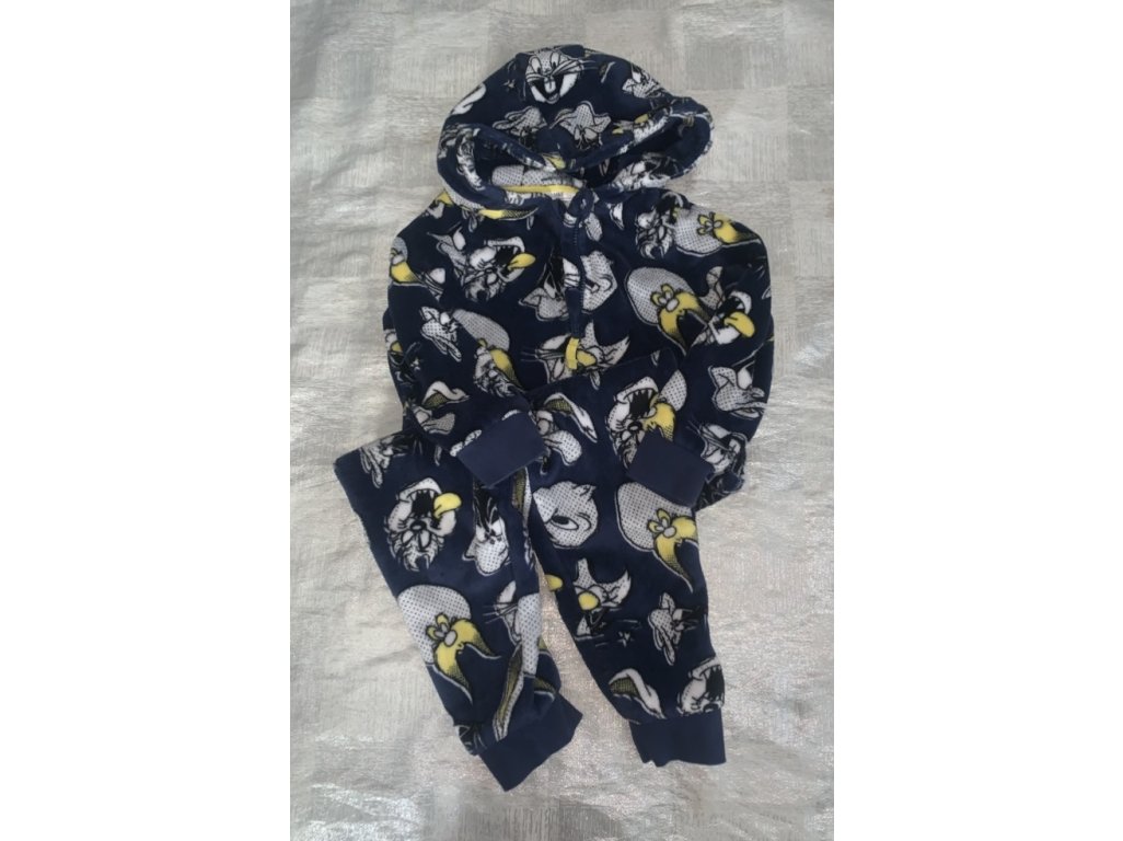 Chlupatý overal M&S vel. 122