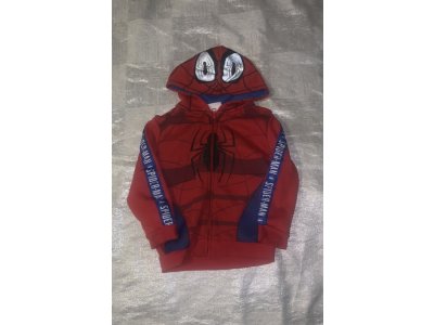 Mikina na zip Spiderman vel. 104