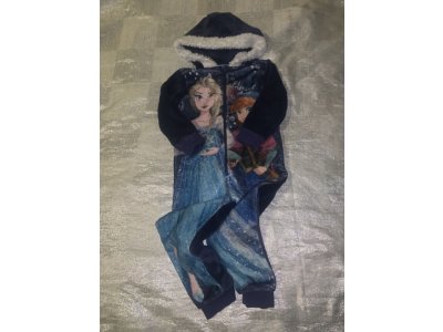 Chlupatý overal Frozen vel. 98