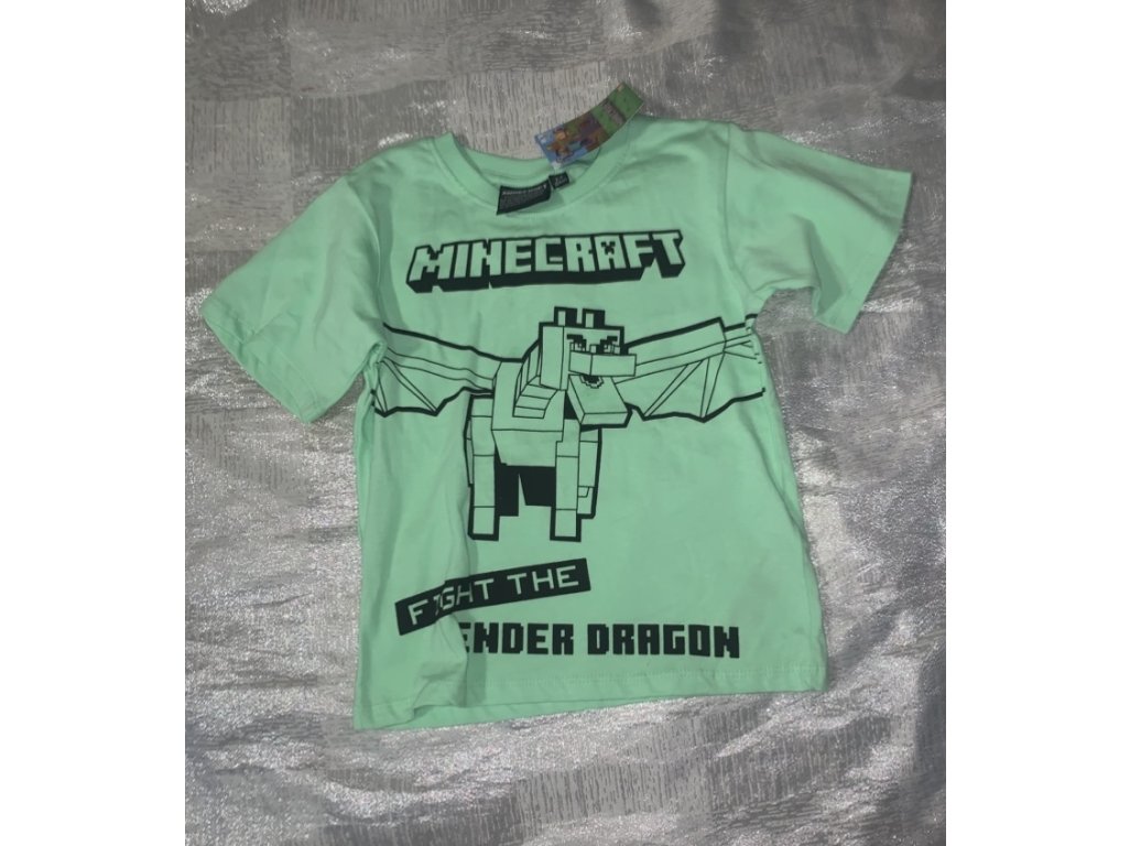 Tričko Minecraft Nové vel. 104