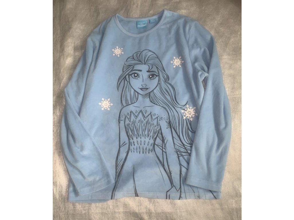 Semišová mikina Frozen vel. 140