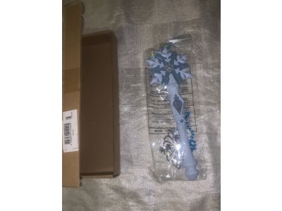 Světelná hůlka se zvukem na baterie s doplňky Nová