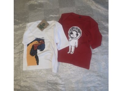 Trička 2 ks Nové vel. 92