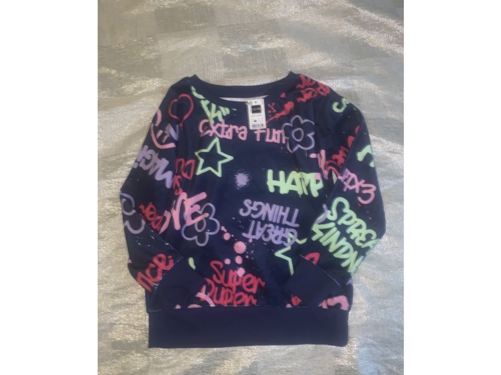 Semišová mikina Nová vel. 128