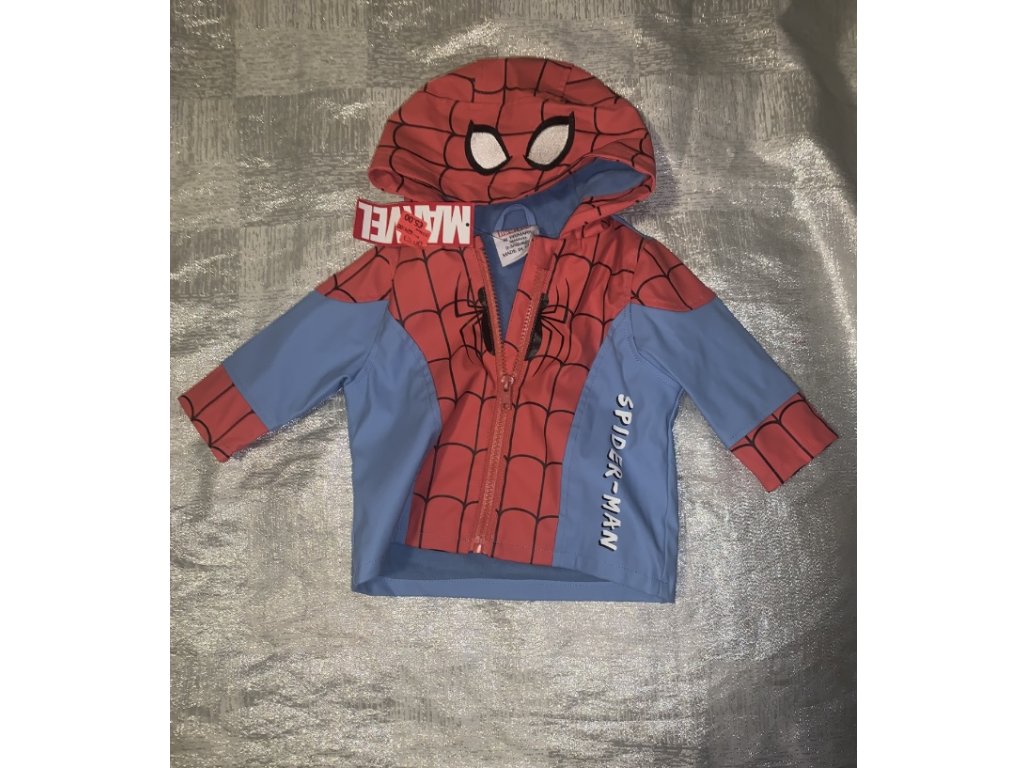 Pogumovaná bunda Marvel Nová vel. 62
